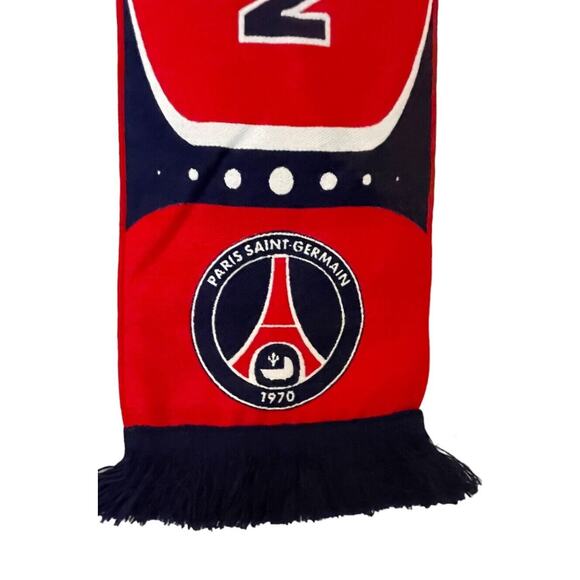 Paris Saint-Germain SG Football Soccer Scarf Reversible Knit Muffler 2011 - Picture 4 of 6